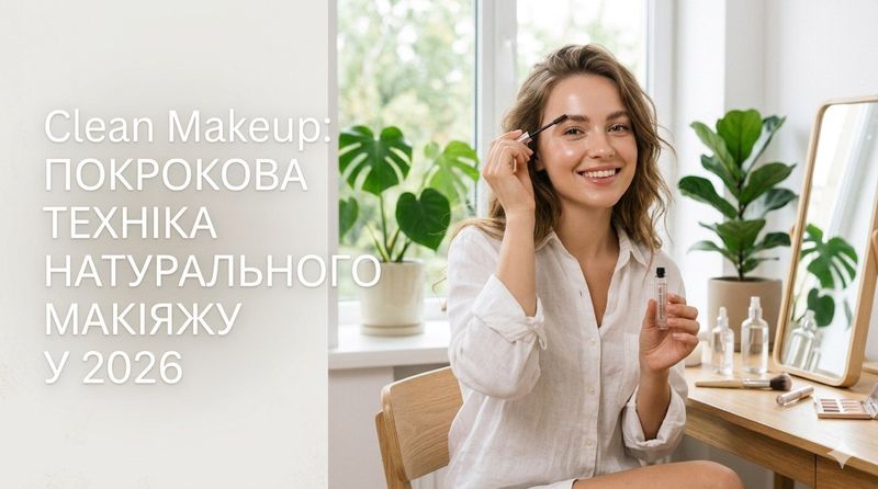 Clean Makeup: покрокова техніка натурального макіяжу у 2026